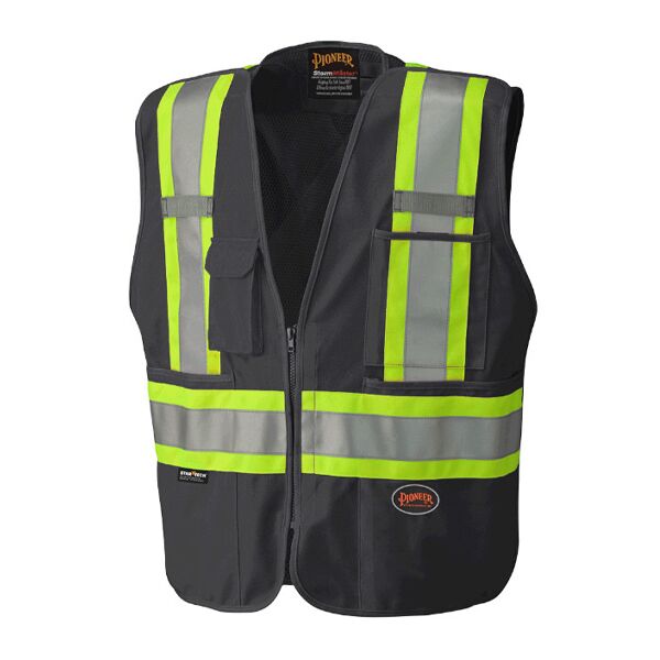 Black Hi-Vis Safety Vest Thumbnail