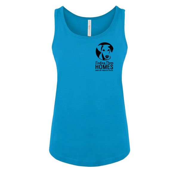 Ladies Tank Black Logo  Thumbnail