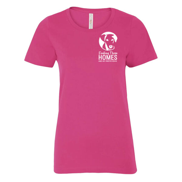 Ladies T-Shirt White Logo  Thumbnail